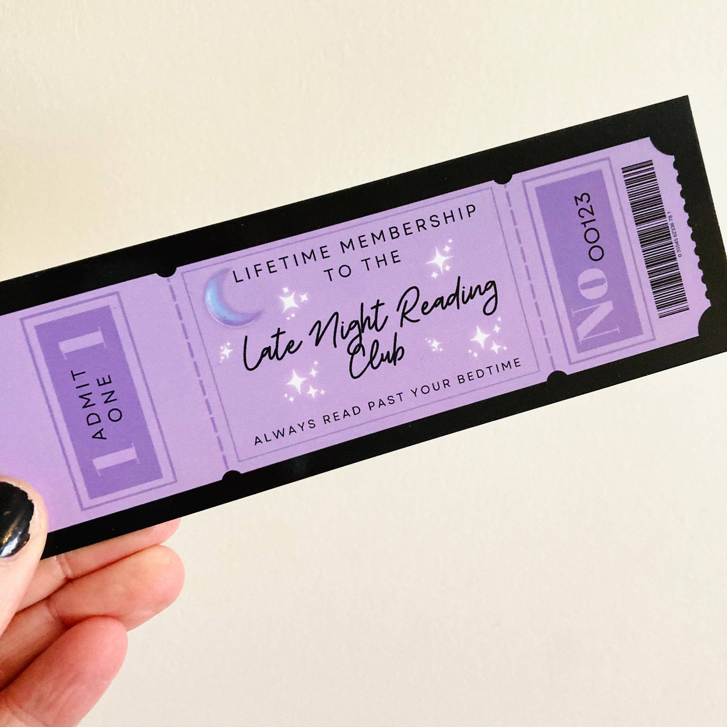 Late Night Reading Book Club Bookmark