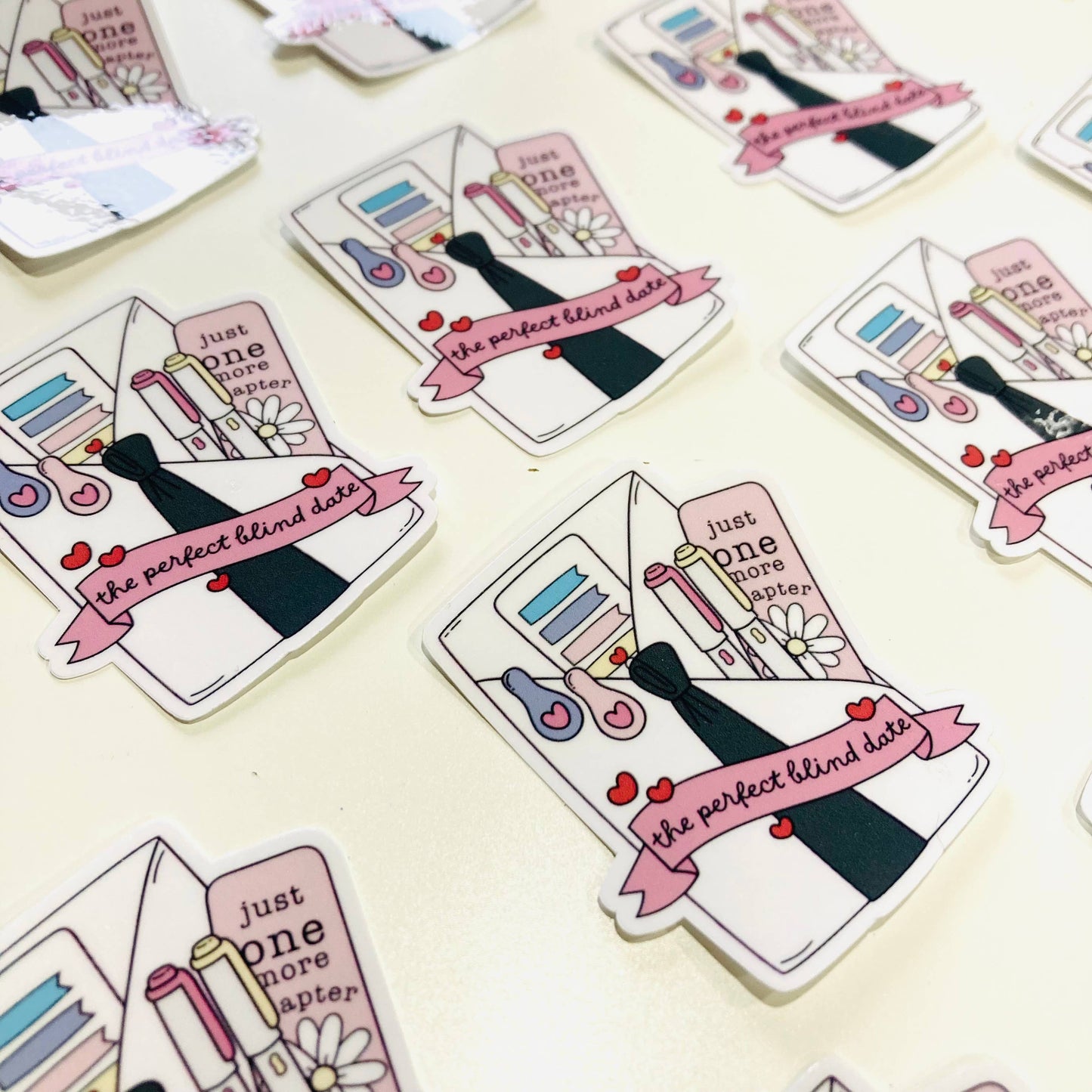 Blind Date with a Book Boyfriend Sticker