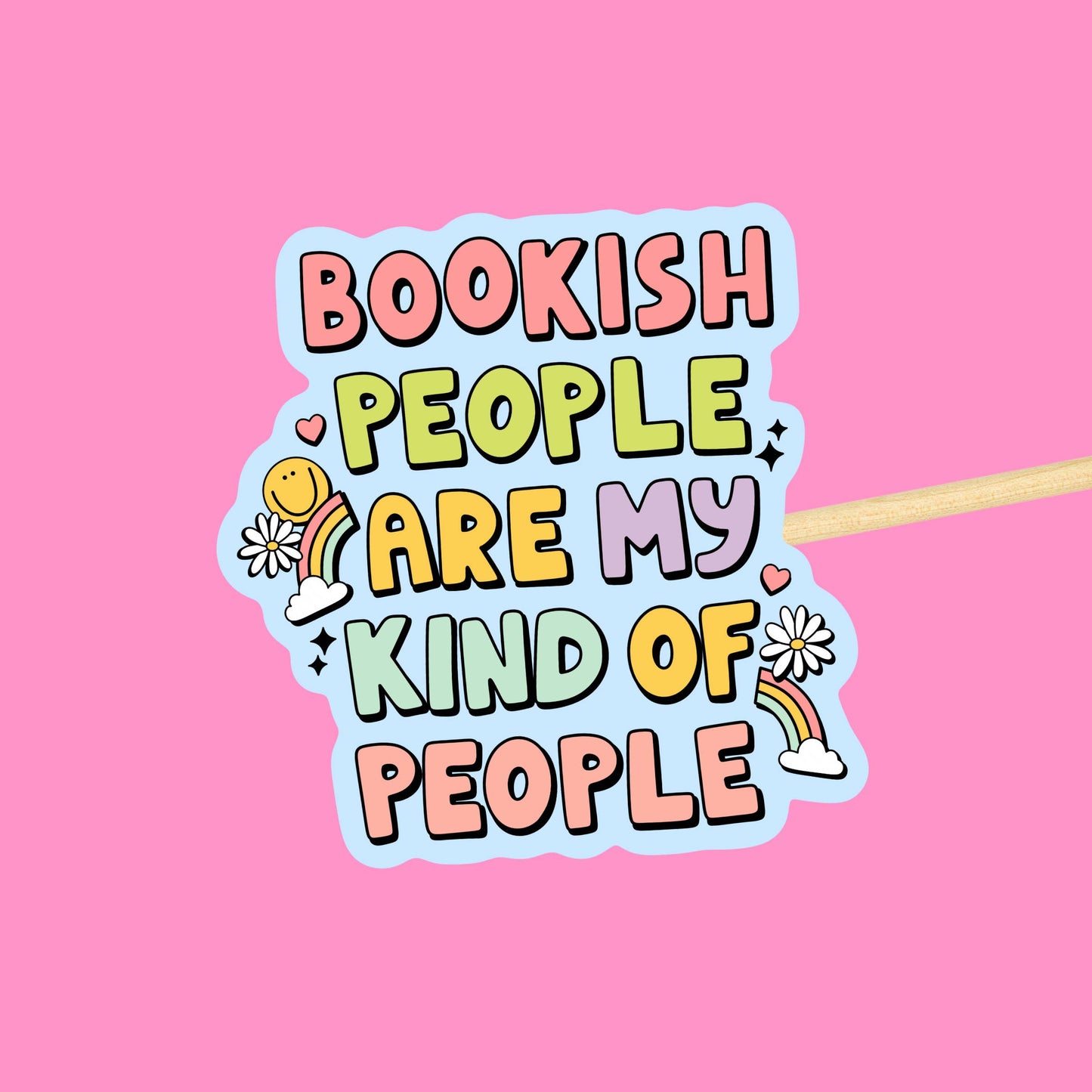 Bookish People Are My Kind of People Vinyl Sticker